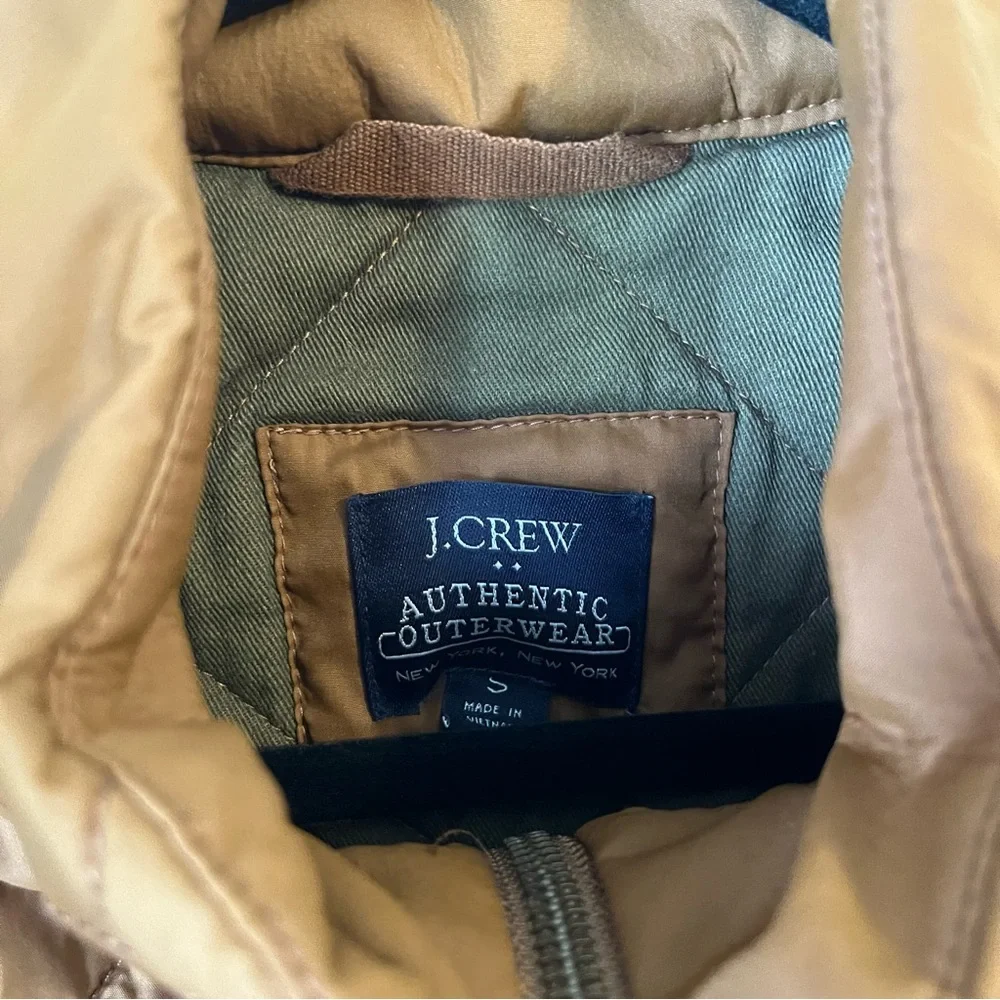 J. Crew Quilted Vest in Copper